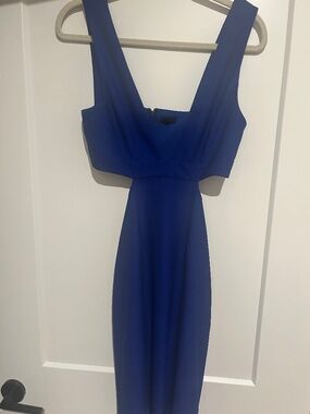 Royal blue NBD dress